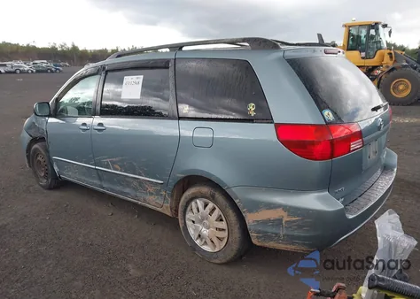 2005 Toyota Sienna Le из США, поврежденный, VIN 5TDZA23C85S223896